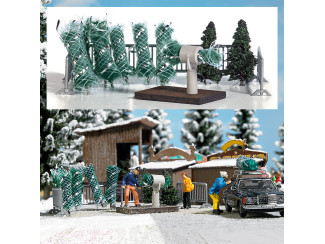 Busch H0 1182 Kerstbomen verkoop - Modeltreinshop