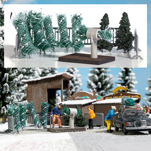 Busch H0 1182 Kerstbomen verkoop - Modeltreinshop