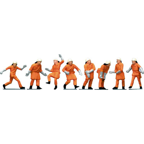 Faller H0 151036 Brandweerlieden, oranje veiligheid