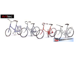 Artitec H0 387.218 Fietsen set A kant-en-klaar, geverfd - Modeltreinshop