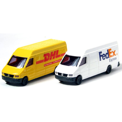 Busch N Mercedes Benz Sprinter DHL en FedEx - Modeltreinshop