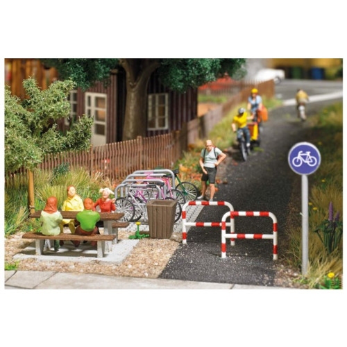 Busch H0 7095 Fietspad accessoires - Modeltreinshop