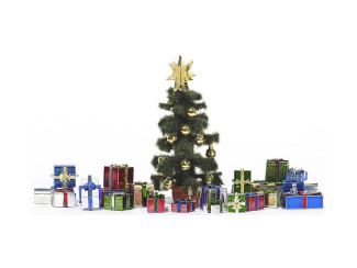 Busch H0 1140 Kerstboom met pakjes - Modeltreinshop