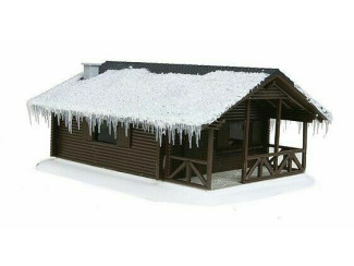 Bush H0 1085 Winterhut met binnenverlichting - Modeltreinshop