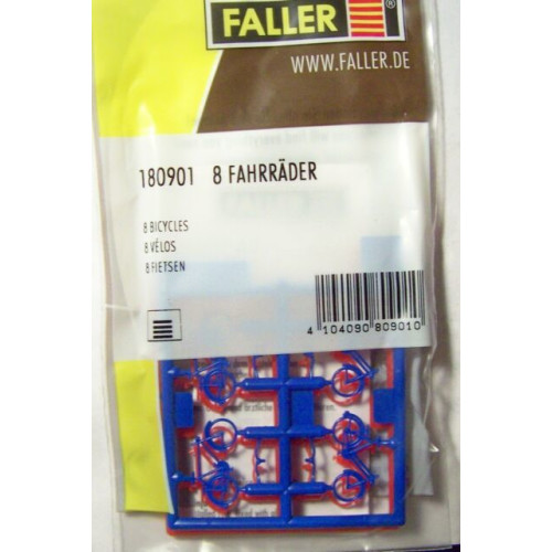 Faller H0 180901 Fietsen (8x) Bouwpakket - Modeltreinshop
