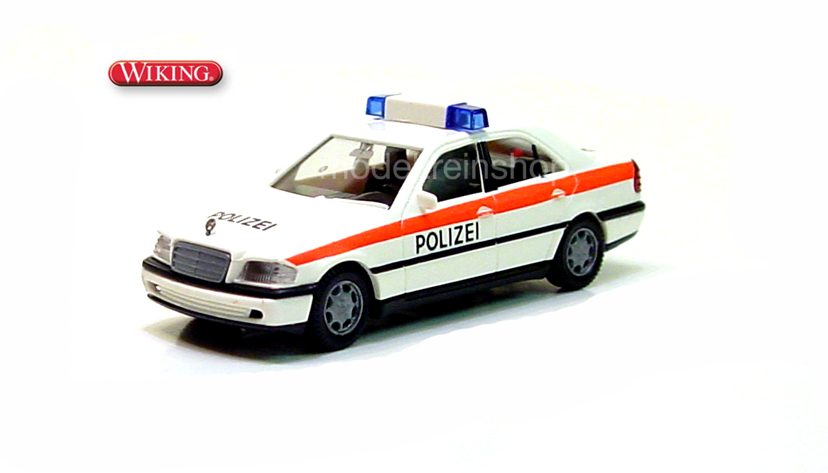 Wiking H0 10403 Mercedes Benz C200 Polizei - Modeltreinshop