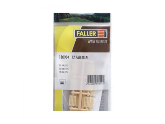 aller H0 180904 Pallets 12x Bouwpakket - Modeltreinshop