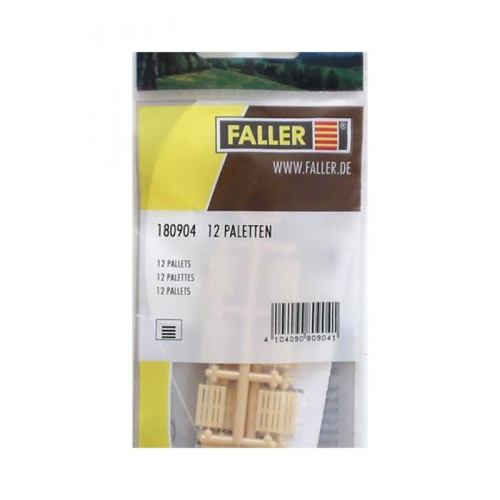 aller H0 180904 Pallets 12x Bouwpakket - Modeltreinshop