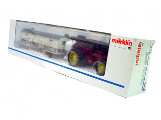 Marklin H0 1887 Dieselmotoren met Kermiswagen H. LINDNER KINEMATOGRAPH NÜRNBERG - Modeltreinshop