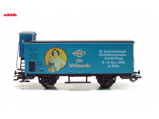 Marklin H0 31953 Gesloten Goederwagen met Remhuisje 4711 Modeltreinshop