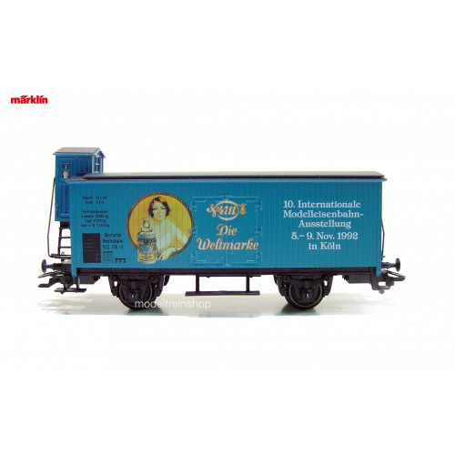 Marklin H0 31953 Gesloten Goederwagen met Remhuisje 4711 Modeltreinshop