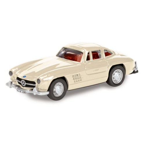 Schuco H0 26393 Mercedes Benz 300SL Coupe Beige - Modeltreinshop