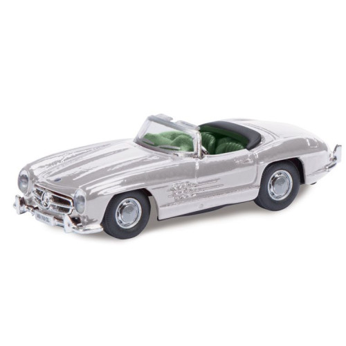 Schuco H0 26394 Mercedes Benz 300 SL Roadster wit - Modeltreinshop