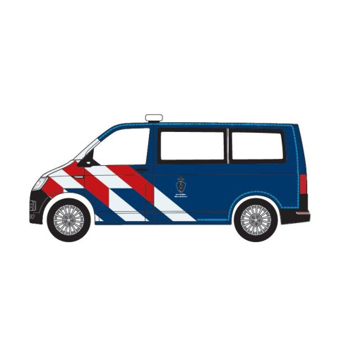 Herpa H0 941891 VW T6 Marrechausse nieuwe striping (NL) - Modeltreinshop