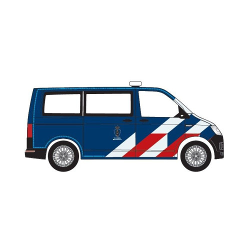 Herpa H0 941891 VW T6 Marrechausse nieuwe striping (NL) - Modeltreinshop