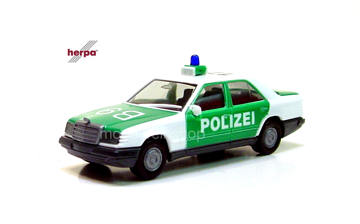 Herpa H0 4100 Mercedes 300E Polizei - Modeltreinshop