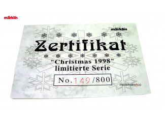 Marklin H0 4735.931 Schuifwandwagen Christmas '98 - Modeltreinshop