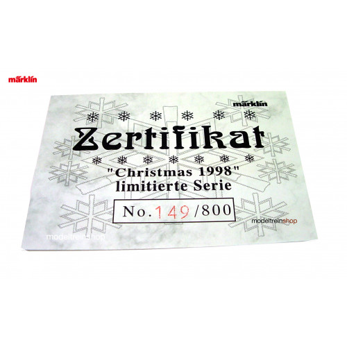 Marklin H0 4735.931 Schuifwandwagen Christmas '98 - Modeltreinshop
