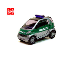 Busch H0 48910 Smart City Coupe Polizei - Modeltreinshop