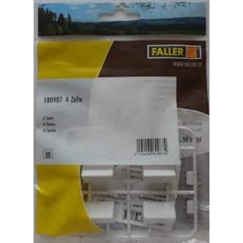 Faller H0 180987 4 Tenten - Modeltreinshop