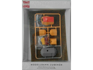 Busch H0 6026 Accessoires voor op de camping tenten - Modeltreinshop