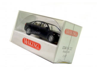 Wiking H0 1240422 Audi A6 zwart - Modeltreinshop