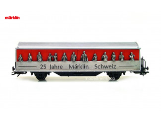 Marklin H0 4735 929 Schuifdakwagen 25 Jahre Märklin Schweiz - Modeltreinshop