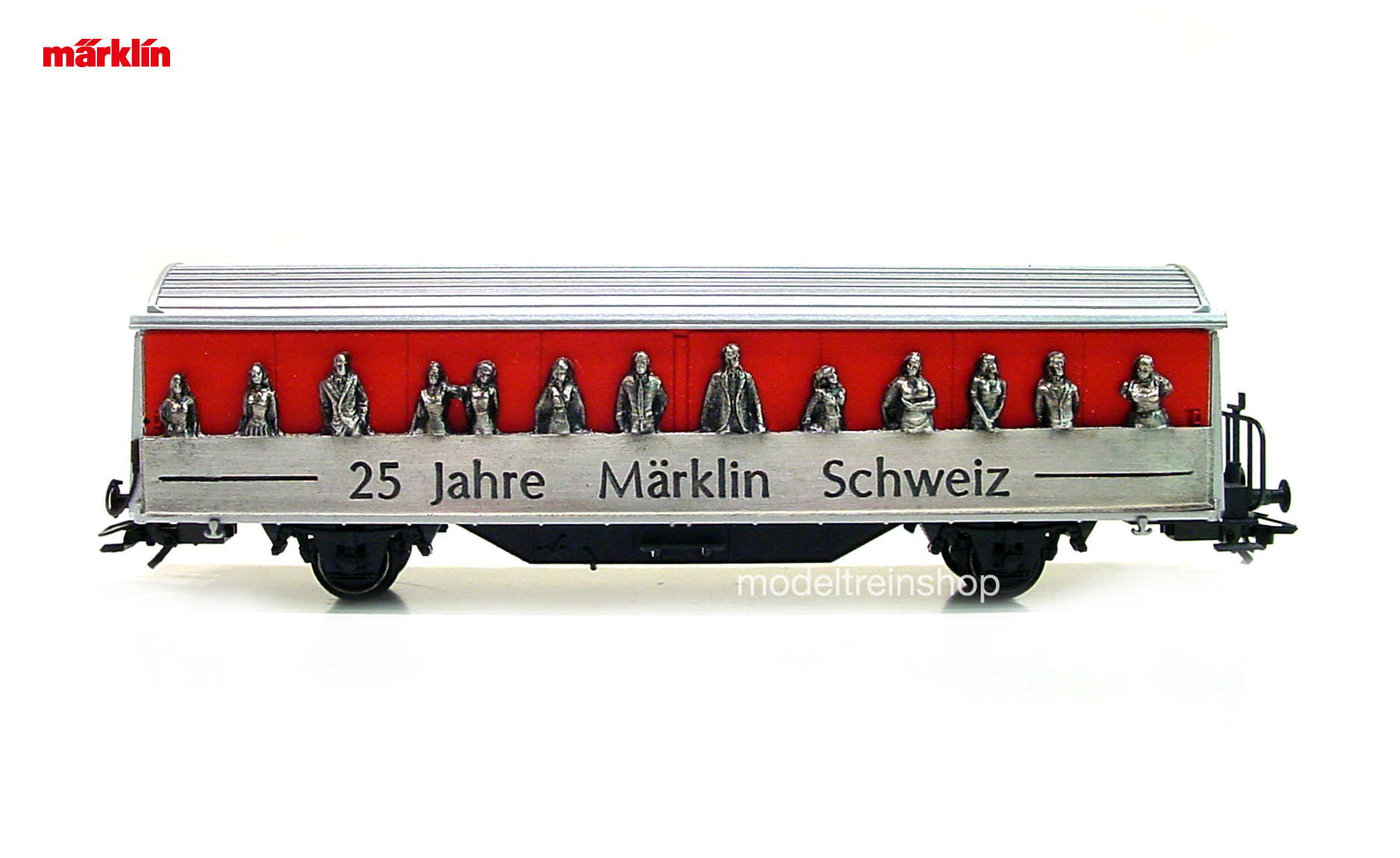 Marklin H0 4735 929 Schuifdakwagen 25 Jahre Märklin Schweiz - Modeltreinshop