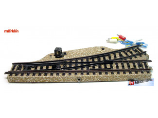 Marklin M Rail H0 5203 Elektrische Rechte wissel Links - Modeltreinshop