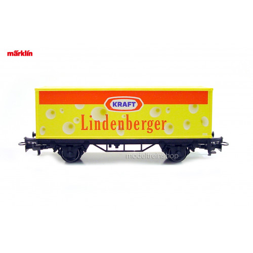 Marklin H0 4481 96718 Containerwagen Kraft Lindenberger - Modeltreinshop