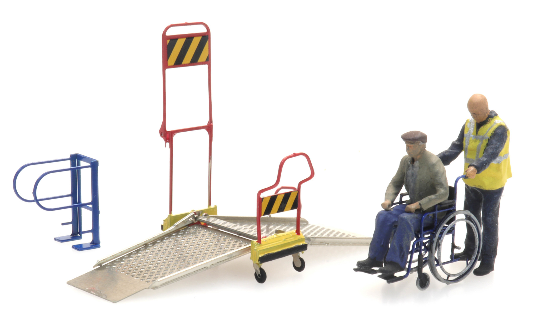 Artitec H0 387.447 Rolstoelbrug met rolstoel en 2 figuren - Modeltreinshop