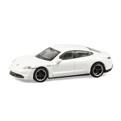 Schuco H0 26558 Porsche Taycan turbo S wit - Modeltreinshop