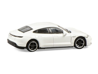 Schuco H0 26558 Porsche Taycan turbo S wit - Modeltreinshop