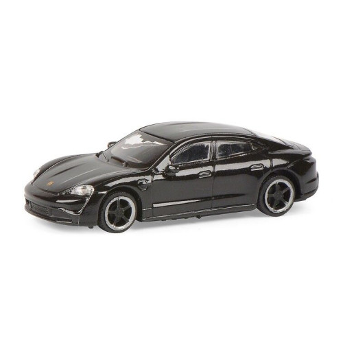 Schuco H0 26559 Porsche Taycan turbo S zwart - Modeltreinshop