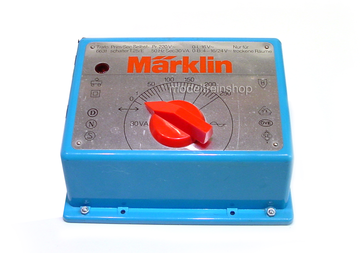 Marklin 6631 Transformator 16volt – 30Va - Modeltreinshop