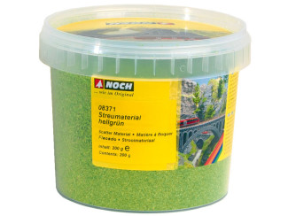 Noch 08371 donker Licht Groen Fiber Strooi Gras 200 gram - Modeltreinshop