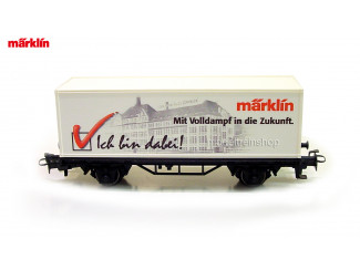 Marklin H0 44150 Container Car Märklin Ich bin dabei - Modeltreinshop