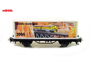 Marklin H0 4482.098 Containerwagen Miniatur wunderland 2004 - Modeltreinshop