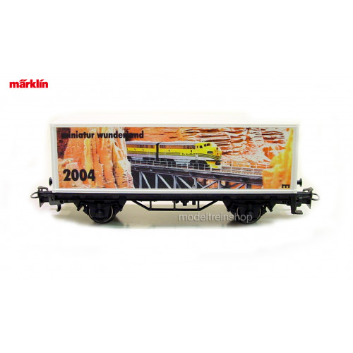 Marklin H0 4482.098 Containerwagen Miniatur wunderland 2004 - Modeltreinshop