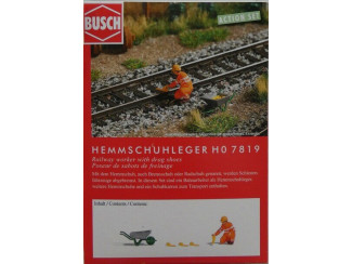 Busch H0 7819 Spoorweg arbeiders