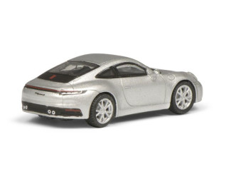 Schuco H0 26536 Porsche 911 (992) Carrera S Coupe Zilver - Modeltreinshop