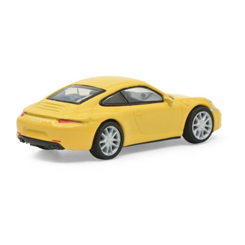 Schuco H0 26599 Porsche 911 (991) Carrera S geel - Modeltreinshop