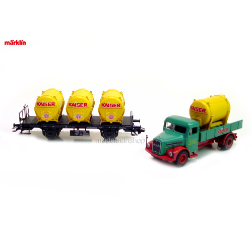 Marklin H0 48006 Museum Wagen Set 2006 "KAISER-Brauerei" - Modeltreinshop