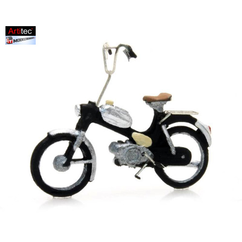 Artitec H0 387.267 Puch zwart brommer kant-en-klaar, geverfd - Modeltreinshop