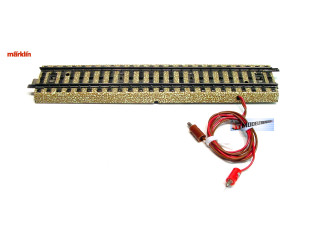 Marklin M Rail H0 5111 - Aansluitrail Recht 1/1 - Modeltreinshop