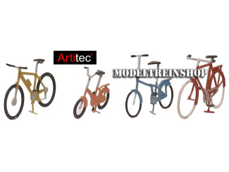 Artitec H0 10.242 Moderne fietsen bouwpakket uit resin, ongeverfd - Modeltreinshop