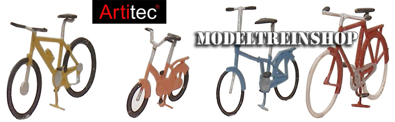 Artitec H0 10.242 Moderne fietsen bouwpakket uit resin, ongeverfd - Modeltreinshop