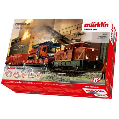 Marklin H0 29722 Startset Brandweer - Modeltreinshop