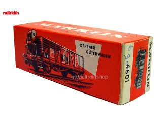 Marklin H0 4601 V3 Hogeboord Wagen Met Remhuisje - Modeltreinshop