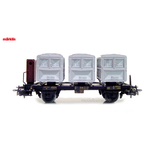 Marklin H0 4614 V1 Container Wagen BTs 50 - Modeltreinshop
